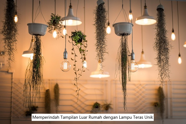 Lampu Teras Unik