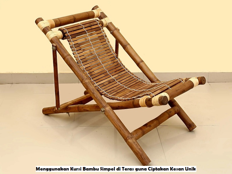 Kursi Bambu Simpel
