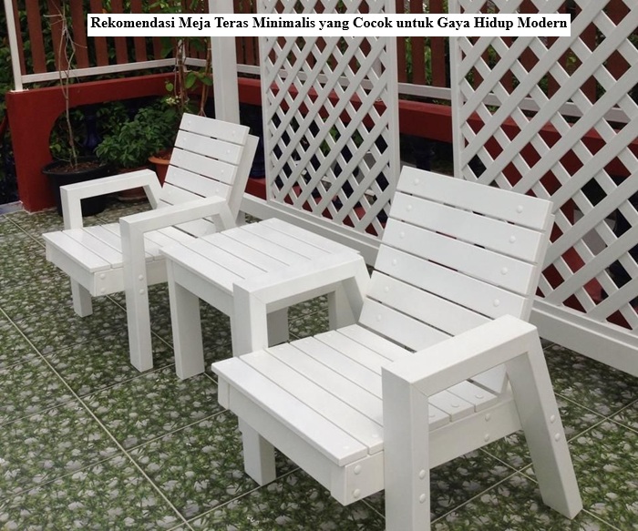 Meja Teras Minimalis